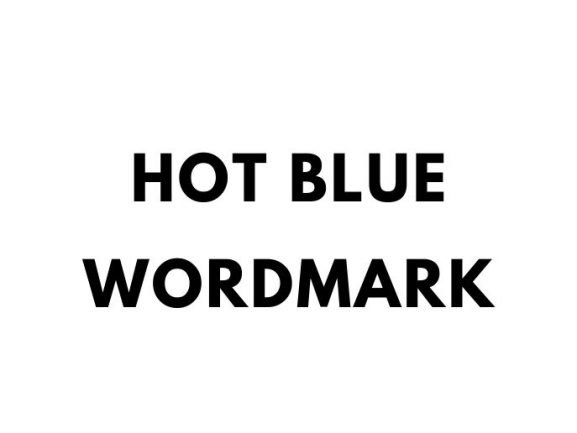 Hot Blue wordmark