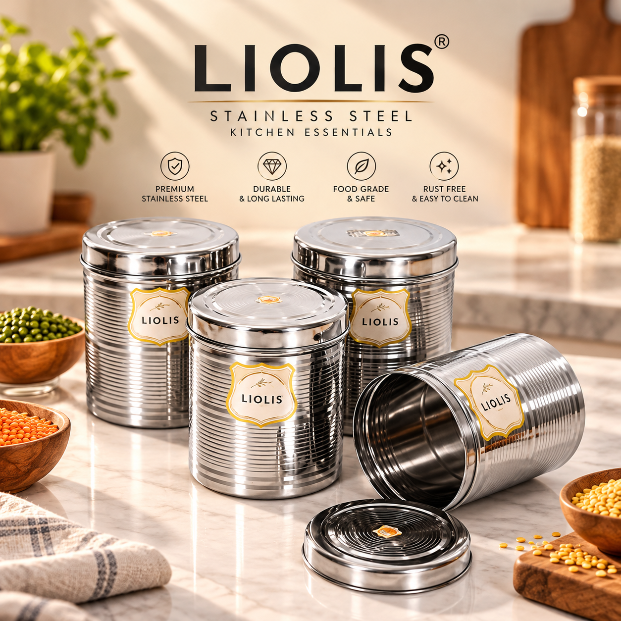 Premium Stainless Steel Kitchen Essentials